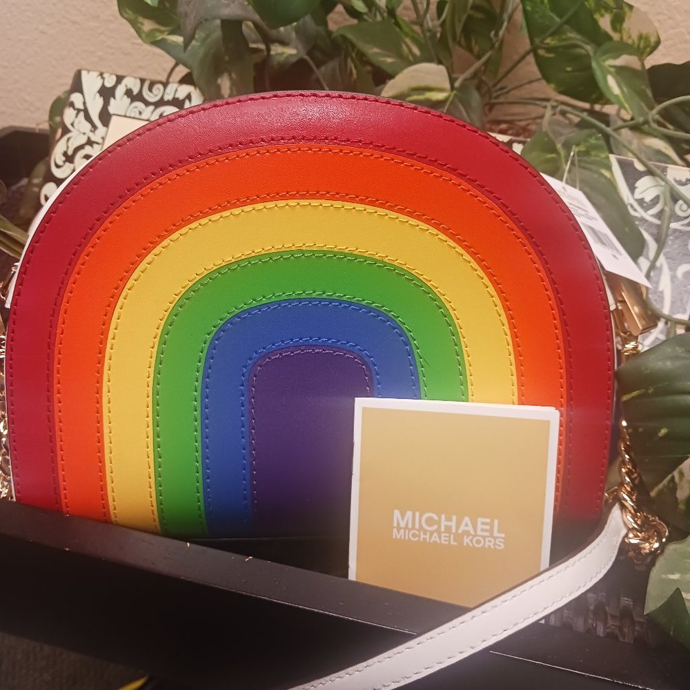 Michael Kors Ginnie Rainbow Crossbody
